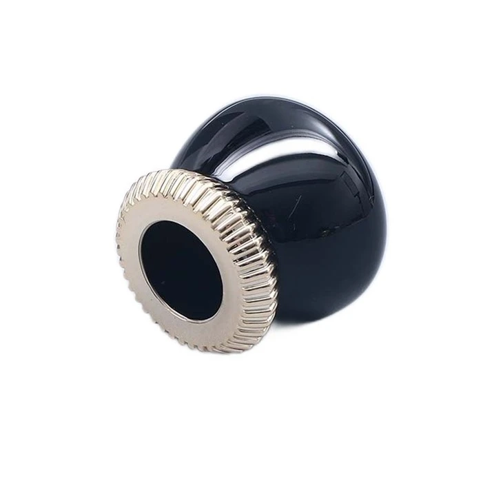 Cylindrical Shiny Gold Perfume Over Caps