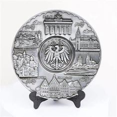 3D Touris Peyi Souvni Metal Relief Plak
