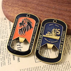 Koutim pyès monnen komemoratif emaye souvni metal defi pyès monnen