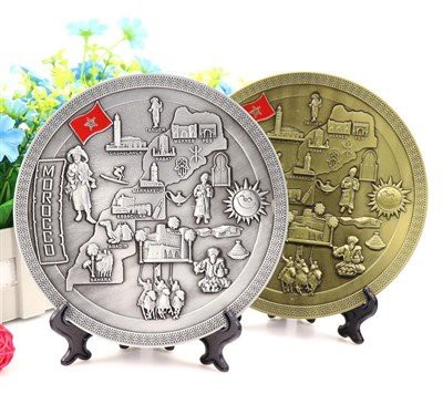 Die Casting Antique Prim Vyetnam Plak Souvni