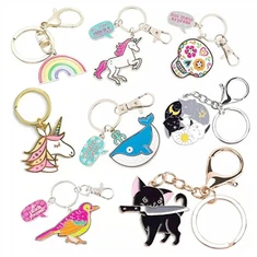 Metal Emaye Keychain